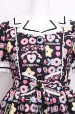 画像3: Angelic Pretty / Toy's Donut Dinerワンピース  クロ S-26-07-24-058-AP-OP-SZ-ZS (3)