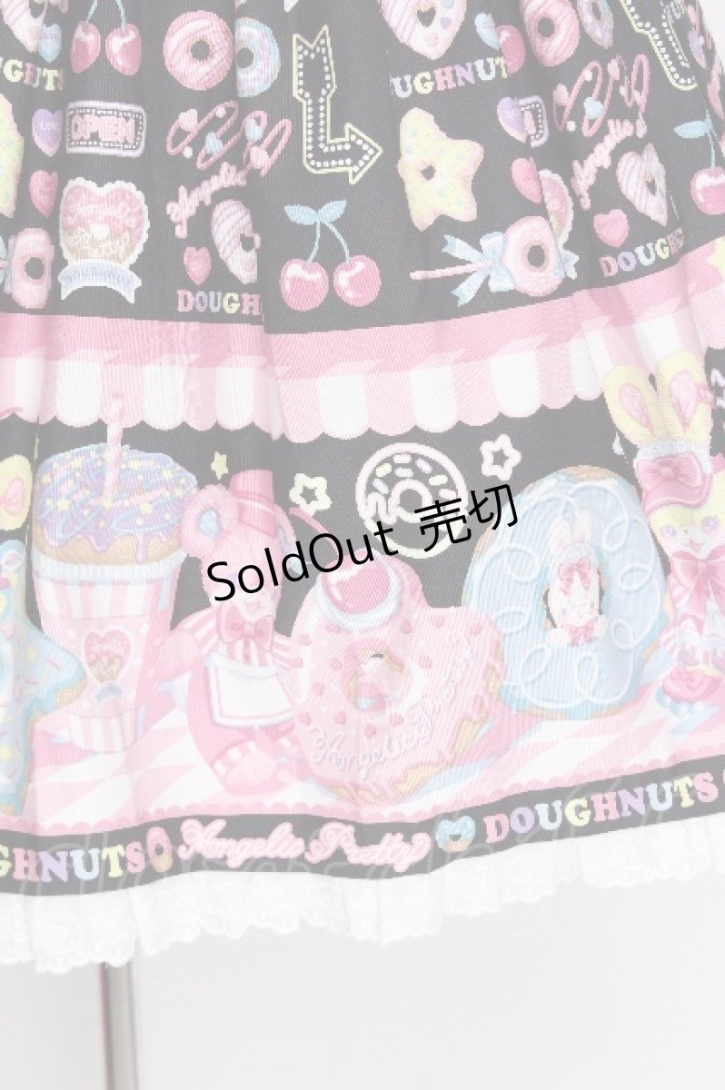 画像6: Angelic Pretty / Toy's Donut Dinerワンピース  クロ S-26-07-24-058-AP-OP-SZ-ZS (6)