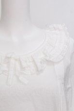 画像3: PINK HOUSE / 書斎の猫たち刺繍入りローンブラウス  アイボリー S-26-07-24-006-LO-BL-SA-ZS (3)