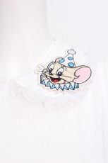 画像4: Nile Perch / TOM and JERRY ワッペンカットソー  白 S-26-07-24-008-LO-TO-SZ-ZS (4)