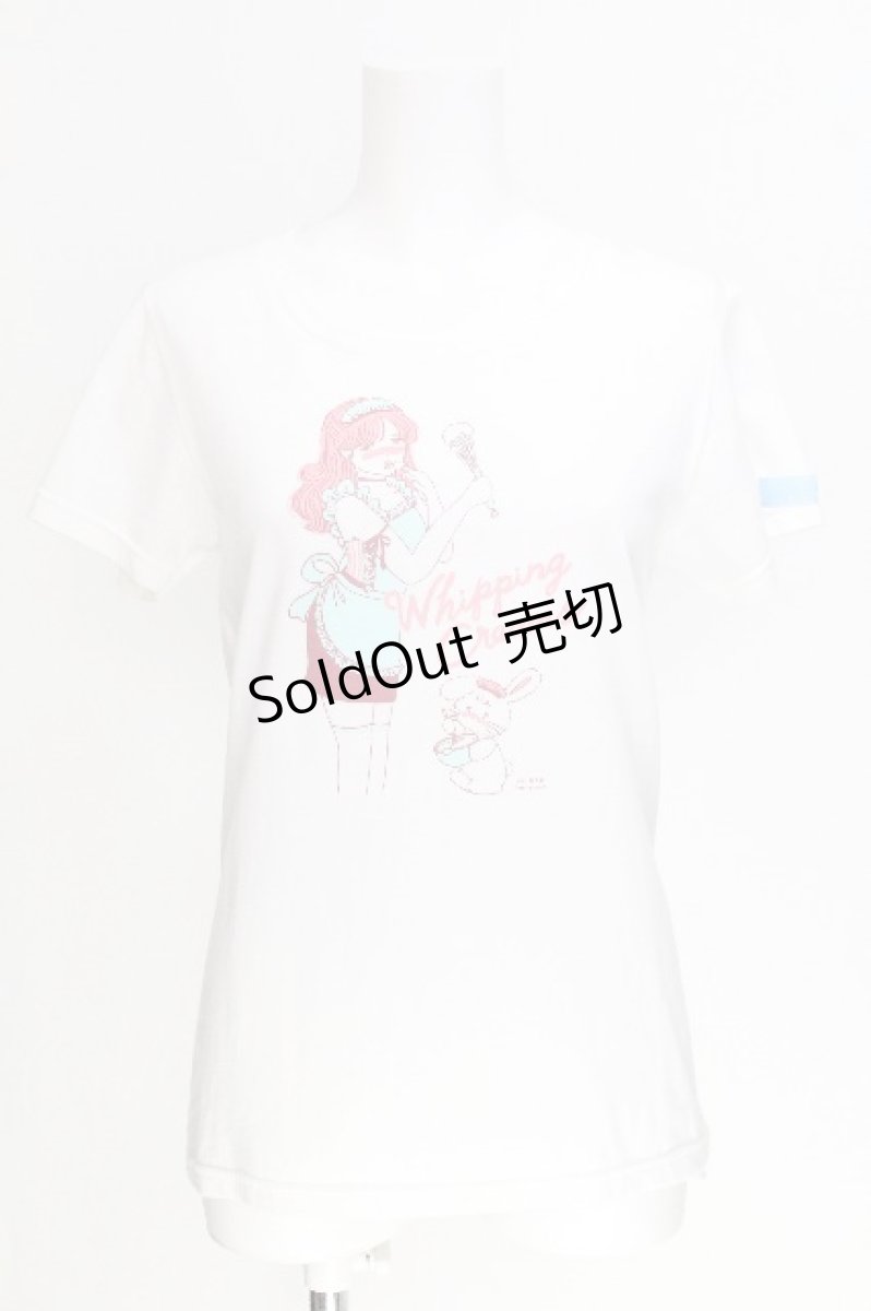 画像1: MILK / Whipping cream TEE  白 S-26-07-24-009-ML-BL-HR-ZS (1)