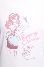 画像3: MILK / Whipping cream TEE  白 S-26-07-24-009-ML-BL-HR-ZS (3)