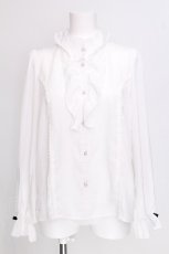 画像1: axes femme kawaii / ローズレースブラウス  白 S-26-07-24-002-AX-BL-HR-ZS (1)