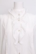 画像3: axes femme kawaii / ローズレースブラウス  白 S-26-07-24-002-AX-BL-HR-ZS (3)