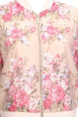 画像4: axes femme POETIQUE / 大花柄シャツブルゾン  ベージュ S-26-07-24-021-AX-TO-HR-ZS (4)