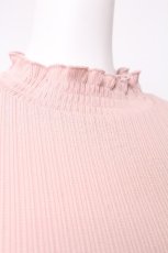 画像5: axes femme / レース重ねデザイン袖プルオーバー  ピンク S-26-07-26-035-AX-TO-HR-ZS (5)