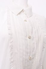 画像4: axes femme POETIQUE / フィッシュテールシャツチュニック  白 S-26-07-26-039-AX-OP-AS-ZS (4)