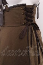 画像4: Amavel / Steampunk Gearレイヤードスカート  カーキ S-26-07-26-050-CA-SK-AS-ZS (4)