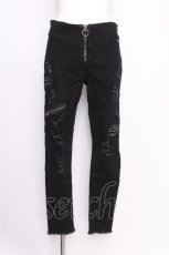 画像1: KILLSTAR / スタッズパンツ  黒 S-26-07-26-055-PU-PA-AS-ZS (1)