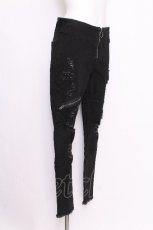 画像2: KILLSTAR / スタッズパンツ  黒 S-26-07-26-055-PU-PA-AS-ZS (2)