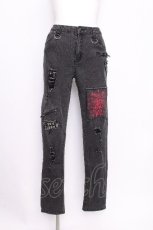 画像1: KILLSTAR / スタッズパンツ  黒 S-26-07-26-056-PU-PA-AS-ZS (1)