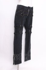 画像2: PUNK / ハーネスベルトパンツ  黒 S-26-07-26-059-PU-PA-AS-ZS (2)