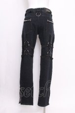 画像3: PUNK / ハーネスベルトパンツ  黒 S-26-07-26-059-PU-PA-AS-ZS (3)