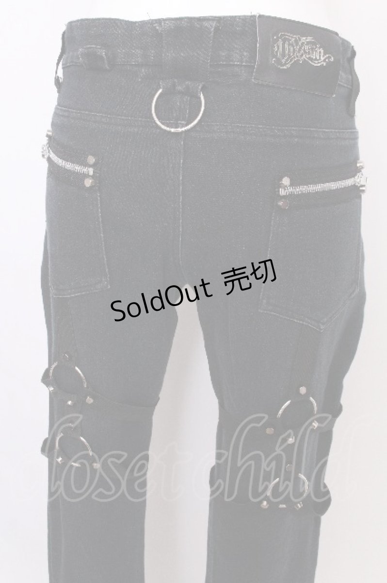画像4: PUNK / ハーネスベルトパンツ  黒 S-26-07-26-059-PU-PA-AS-ZS (4)