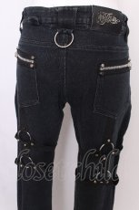 画像4: PUNK / ハーネスベルトパンツ  黒 S-26-07-26-059-PU-PA-AS-ZS (4)