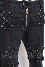 画像6: PUNK / ハーネスベルトパンツ  黒 S-26-07-26-059-PU-PA-AS-ZS (6)