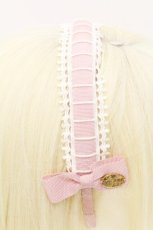 画像2: Leur Getter / はしごレースカチューシャ  ピンク S-26-07-26-016-LU-AC-AS-ZS (2)