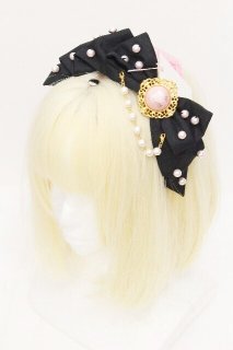 Angelic Pretty / きまぐれDolly Ribbonカチューシャ 黒 S-26-07-26