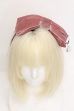 画像2: Ank Rouge / ベロアリボンカチューシャ  ピンク S-26-07-26-020-CA-AC-AS-ZS (2)