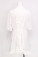 画像2: axes femme / バラレースチュニックブラウス  白 S-26-07-26-024-AX-BL-HR-ZS (2)