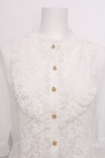 画像3: axes femme / バラレースチュニックブラウス  白 S-26-07-26-024-AX-BL-HR-ZS (3)
