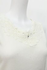 画像3: axes femme / 吸水速乾フラワーレースタンク  オフ S-26-07-27-025-AX-TO-HR-ZS (3)