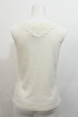 画像4: axes femme / 吸水速乾フラワーレースタンク  オフ S-26-07-27-025-AX-TO-HR-ZS (4)
