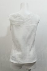 画像3: axes femme / 吸水速乾レースタンク  白 S-26-07-27-026-AX-TO-HR-ZS (3)