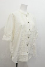 画像2: axes femme / レーススタンドブラウス XL オフ S-26-07-27-027-AX-TO-HR-ZS (2)