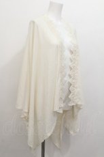画像2: axes femme / バラ釦付UVイレヘムポンチョ  キナリ S-26-07-27-028-AX-TO-HR-ZS (2)