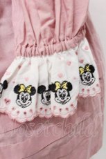 画像4: PINK HOUSE / ミッキー&ミニー刺繍レースチュニック  ピンク S-26-07-27-040-LO-OP-AS-ZS (4)