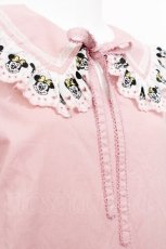画像5: PINK HOUSE / ミッキー&ミニー刺繍レースチュニック  ピンク S-26-07-27-040-LO-OP-AS-ZS (5)