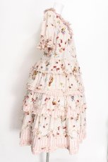 画像3: PINK HOUSE / スイーツスプリングバニープリントパッチワークワンピース  ピンク S-26-07-27-042-LO-OP-AS-ZS (3)