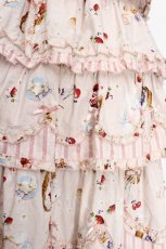 画像5: PINK HOUSE / スイーツスプリングバニープリントパッチワークワンピース  ピンク S-26-07-27-042-LO-OP-AS-ZS (5)
