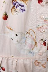 画像7: PINK HOUSE / スイーツスプリングバニープリントパッチワークワンピース  ピンク S-26-07-27-042-LO-OP-AS-ZS (7)