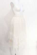 画像3: axes femme / フリルレースイレヘムスカート  アイボリー S-26-07-27-044-AX-SK-HR-ZS (3)