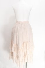 画像2: axes femme / フリルレースイレヘムスカート  ピンク S-26-07-27-045-AX-SK-HR-ZS (2)