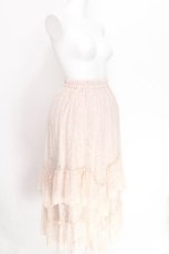 画像3: axes femme / フリルレースイレヘムスカート  ピンク S-26-07-27-045-AX-SK-HR-ZS (3)