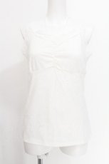 画像1: axes femme / 3WAY総レースタンクトップ  白 S-26-07-27-054-AX-TO-HR-ZS (1)