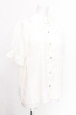 画像3: axes femme / ローズカメオXジャボブラウス  アイボリー S-26-07-27-056-AX-BL-HR-ZS (3)