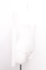 画像2: axes femme / リボンチュールシアーインナー  白 S-26-07-27-057-AX-TO-HR-ZS (2)