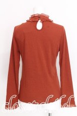 画像2: axes femme / ビッグリボンカットソー  オレンジ S-26-07-27-070-AX-TO-HR-ZS (2)