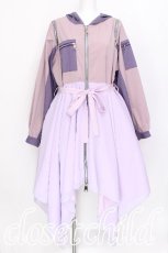 画像1: Favorite / シフォンレイヤードのオフショルダーパステルMA-1  ラベンダーｘピンク S-26-07-27-093-LO-JA-HR-ZS (1)