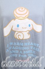 画像3: Candy Stripper / CINNAMOROLL TEE  ブルー S-26-07-27-096-PU-BL-HR-ZS (3)