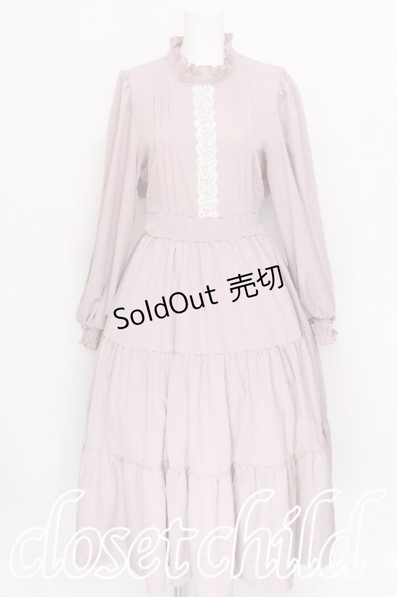 画像1: m petit by misako / レースデザインワンピース  ピンク S-26-07-27-098-LO-SK-AS-ZS (1)