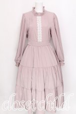 画像1: m petit by misako / レースデザインワンピース  ピンク S-26-07-27-098-LO-SK-AS-ZS (1)
