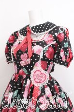 画像3: Angelic Pretty / Fresh Strawberry Dinerワンピース  黒 S-26-07-27-106-AP-OP-HR-ZS (3)