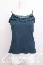 画像1: axes femme / ラメレースキャミソール  グリーン S-26-07-29-001-AX-TO-HR-ZS (1)