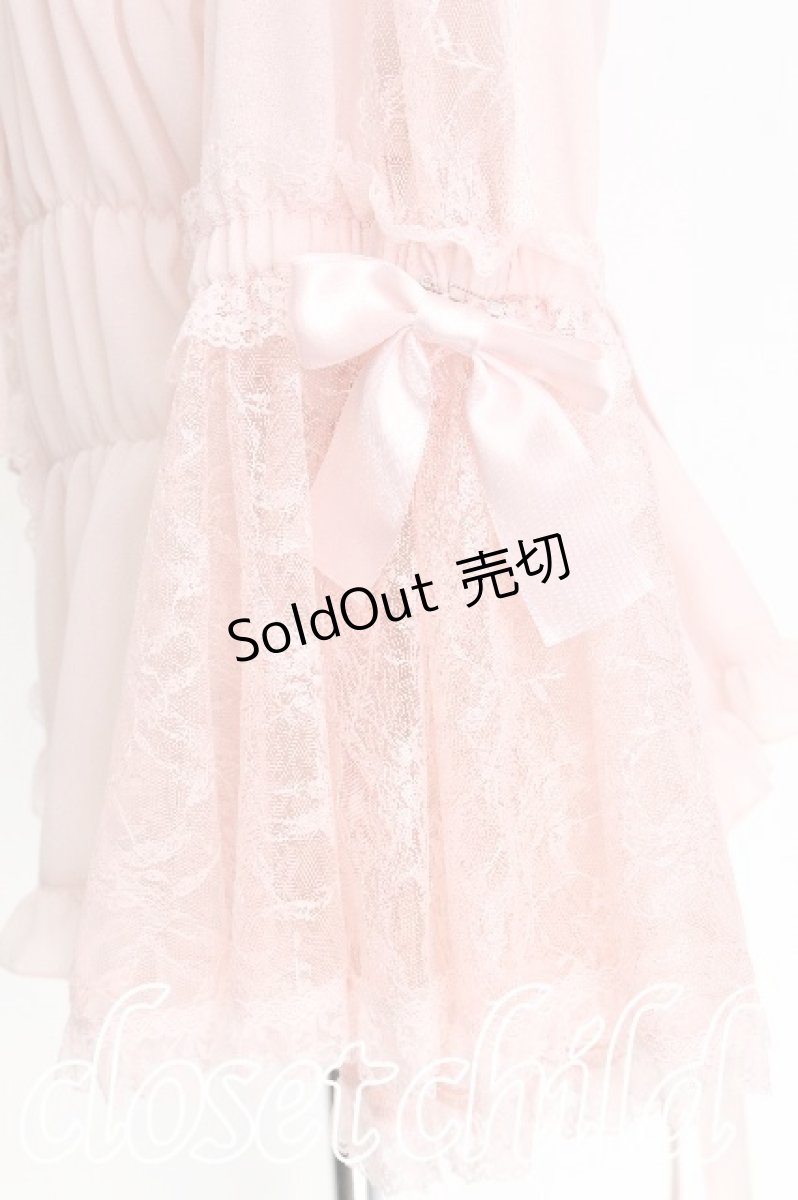 画像5: metamorphose / 姫袖ブラウス 2 ピンク S-26-07-29-003-ME-BL-HR-ZS (5)