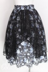 画像2: axes femme / マルチWAYレース花柄スカート  黒 S-26-07-29-052-AX-SK-HR-ZS (2)